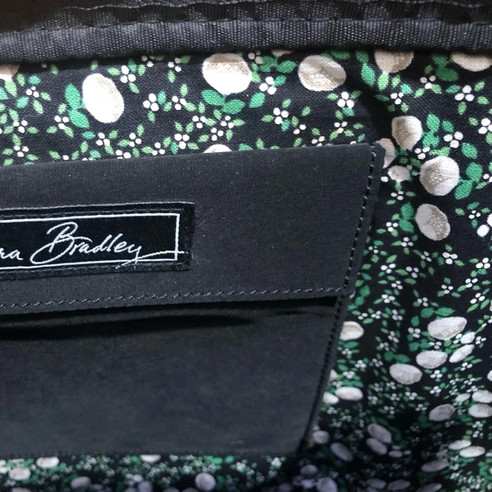 Vera Bradley Black Laptop Sleeve 17” X 12”
